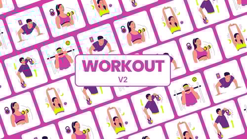 WorkOut Icon Animation