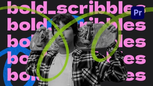 Bold Brush Scribbles Intro