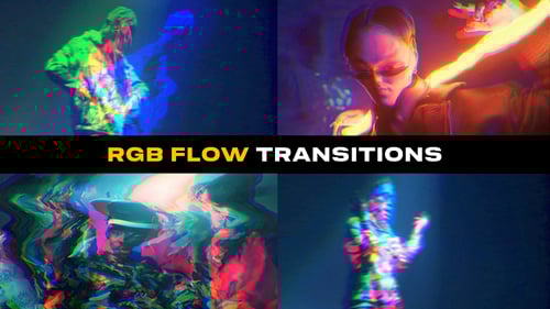 RGB Flow Transitions | Apple Motion