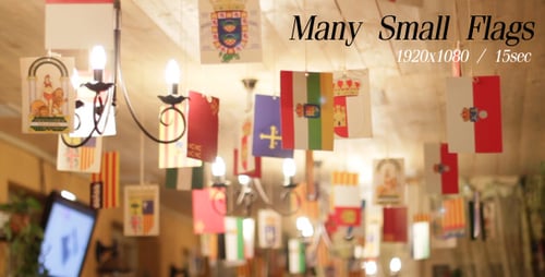 International Flags Hanging from Ceiling for Decor