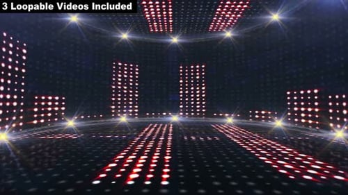 Equalizer Disco Dance Music Room (3 Videos)