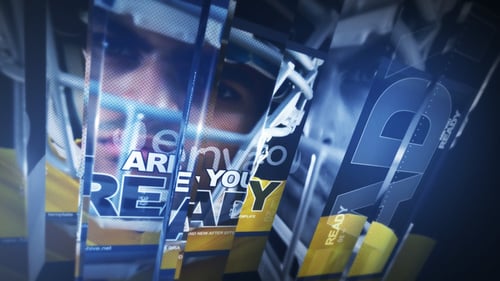 Dynamic Sports Event Opener with Kinetic Typography