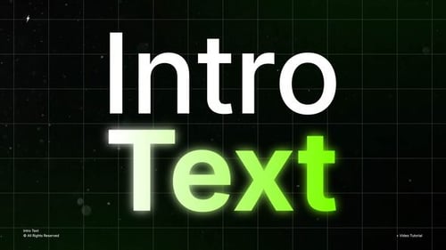 Intro Text | MOGRT (PP)