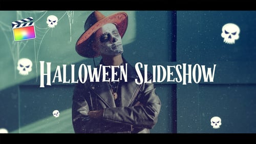 Spooky Halloween Title Sequence with Animated Overlays