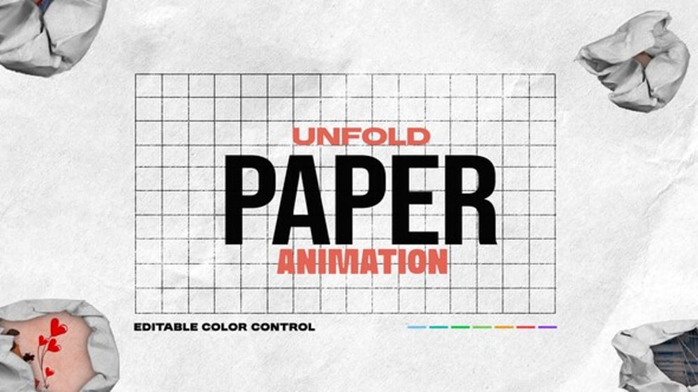 Dynamic Paper Unfold Media Reveal Transition, Broadcast Packages ft ...
