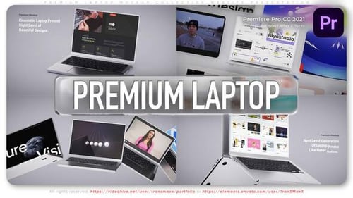 Premium Laptop Mockup Collection - Website Presentation
