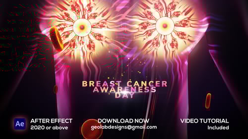 Breast Cancer Awareness 3D Title