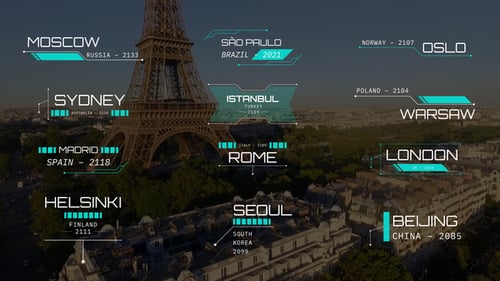 Futuristic Text Lower Thirds