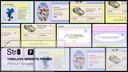 Timeless Website Promo