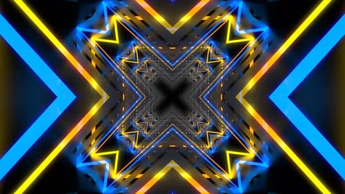 Abstract Tunnel Background 4K Loop