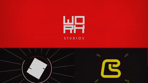 Revelação do logotipo Cutout Motion