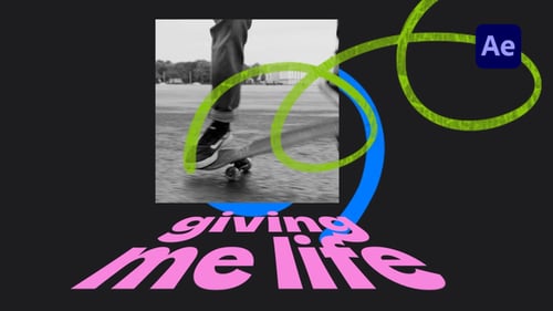 Bold Brush Scribbles Intro