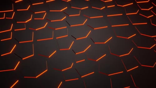 Abstract Render Crack Polygons Growing Out Imitation of the Cracked Hot Earth's Surface