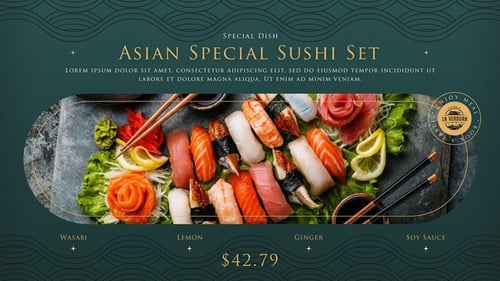 Eastern Themed Restaurant Promo