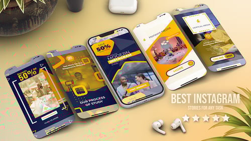 Blue Yellow Vertical Promo