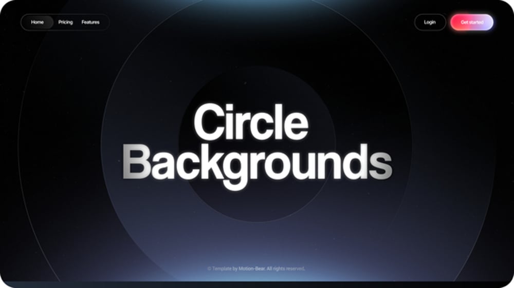 Circle Gradient Backgrounds, Elements ft. abstract & art - Envato