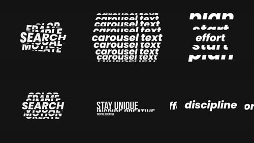 Text Carousel | MOGRT