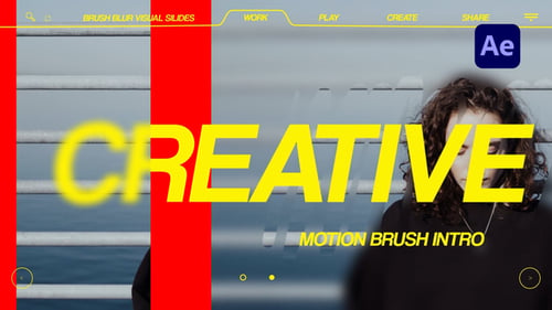 Brush Blur Visual Slides