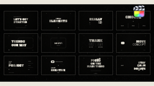 Big Rhythm Titles /Fcpx
