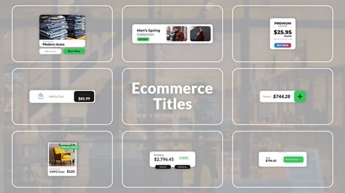 Dynamic E-commerce User Interface Kit