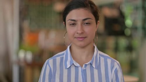 Serious Indian Woman