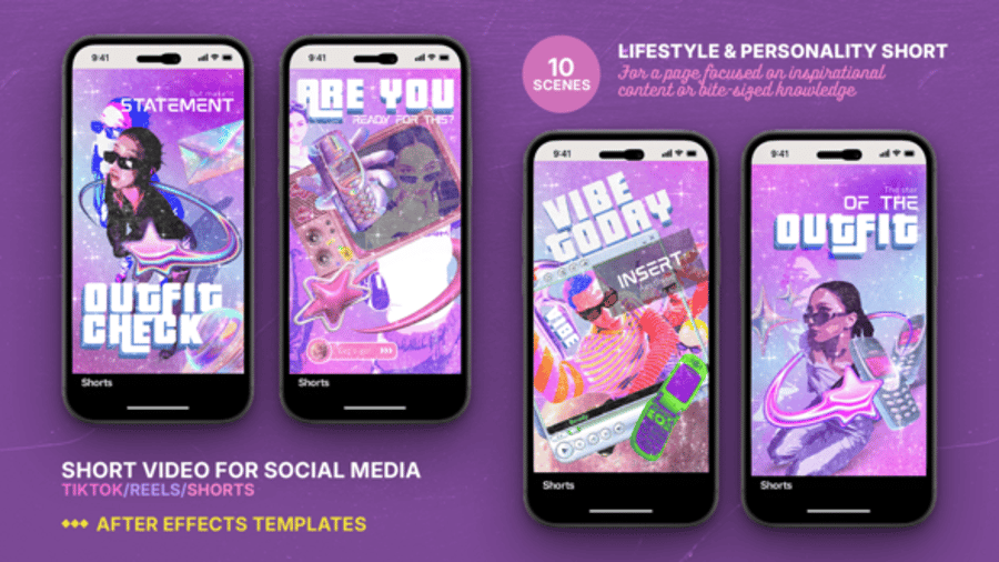 Cover for Lifestyle & Personality Reels & Shorts Pack | Trendy Video Templates