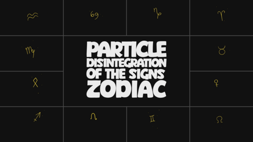 Particle Disintegration Of The Signs Zodiac for Premiere Pro, Elements ...