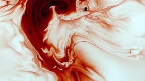 Blood Red Veins Creating an Abstract Pattern