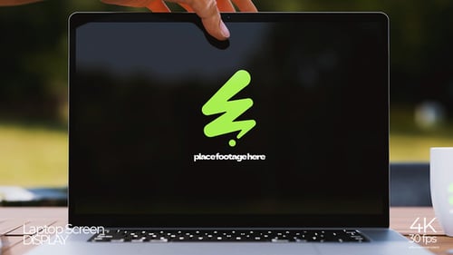 Laptop Activity Mockup Premiere