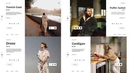 Outlet Store With Three Durations for Premiere Pro