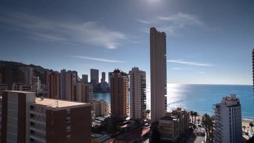 Benidorm spain holiday resort tourist beach coast vacation travel