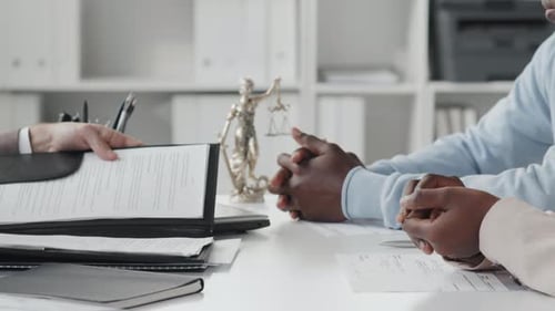 Signing Contract with Lawyer