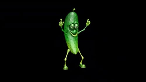 Fun Cucumber 3D espectáculo de baile