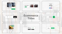 Ecommerce Titles