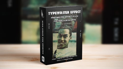 Vintage Retro Typewriter Texts 8mm Effect for Premiere Pro – For Reels, TikTok & Shorts