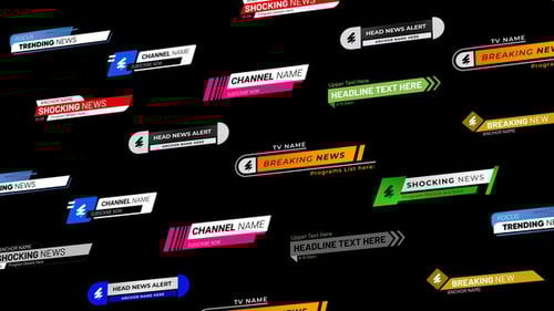 Notícias ao vivo de Lower Thirds