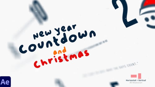 New year Countdown and Christmas