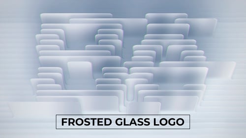 Frosted Glass Logo Reveal