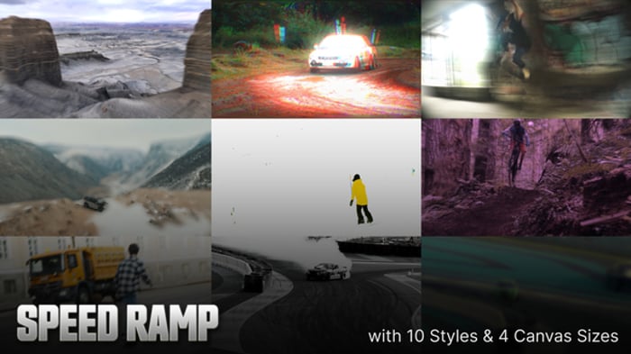 Dynamic Speed Ramp Transitions for Video Editing, Elements ft. time ...