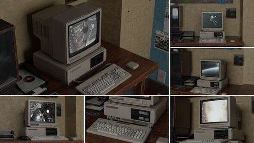 Old Computer Mockup