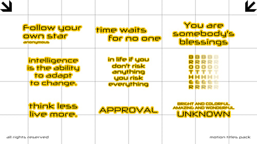 Títulos de movimento