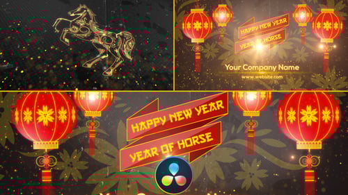 Chinese New Year Opener 2026 - DaVinci Resolve