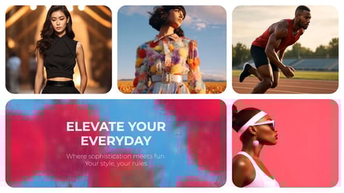 Multiscreen Opener with Glass Effect