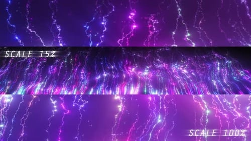 Abstract Dynamic Glowing Particle Lines Background