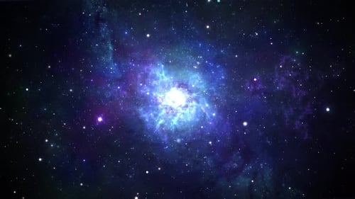 Deep Space Galaxy Nebula Animation Background