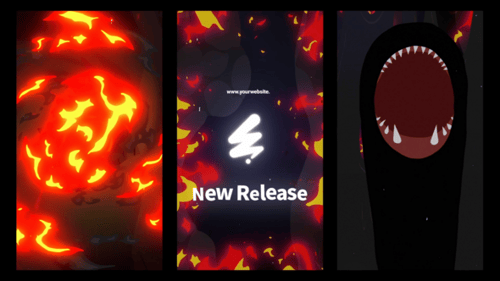 Horror Monster Logo Opener for After Effects