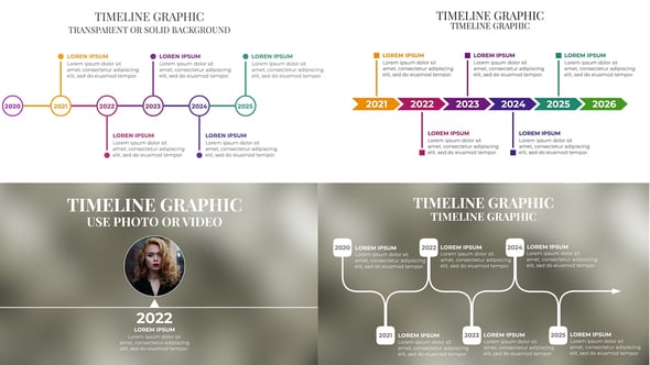 Professional Animated Timeline Graphic for Business Milestones ...