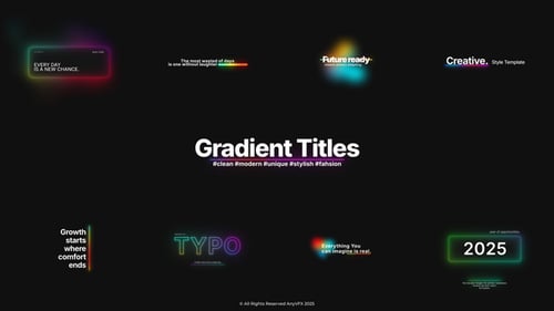 Gradient Titles