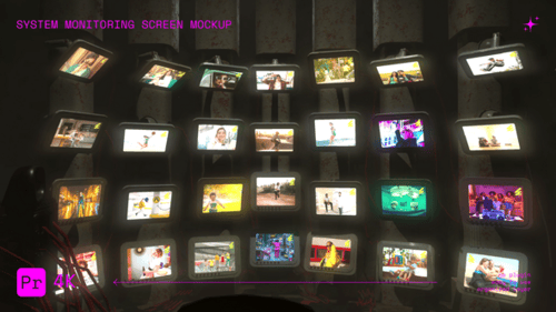 System Monitoring Screen Mockup