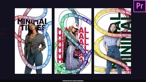 Text Paths Poster Stories For Premiere Pro